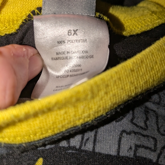 💥5/20$ Batman Kids Pajama Set - Black and Yellow - Picture 3 of 4